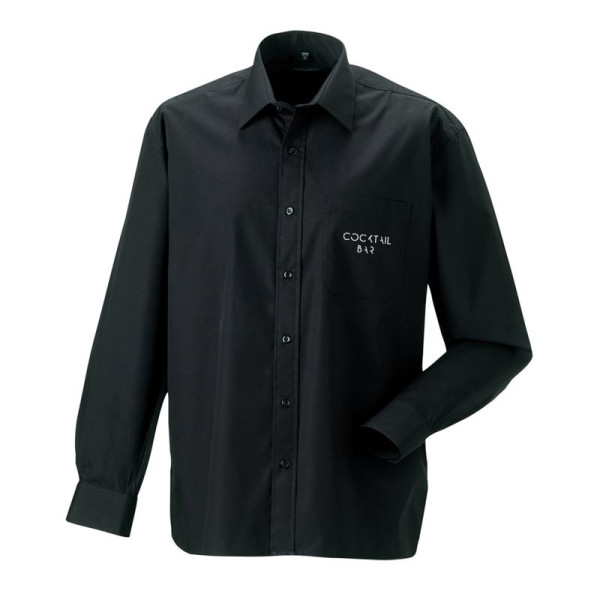 Chemise publicitaire homme manche longue 125g/m²