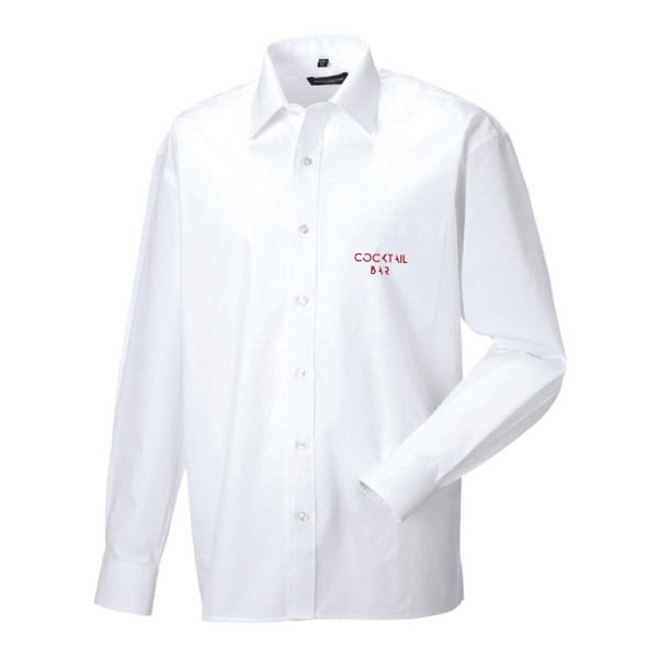 Chemise publicitaire homme manche longue 125g/m²