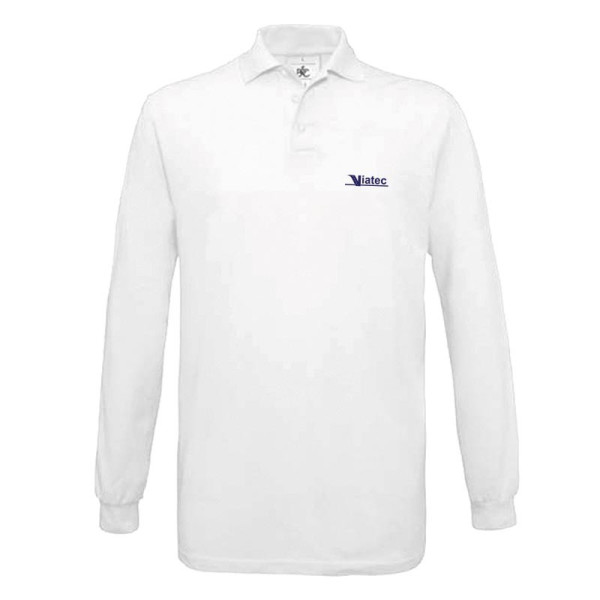 Polo manche longue B&C Safran personnalisé