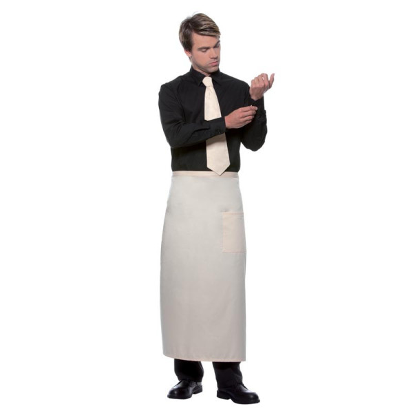 Tablier bistro personnalisé long avec poche