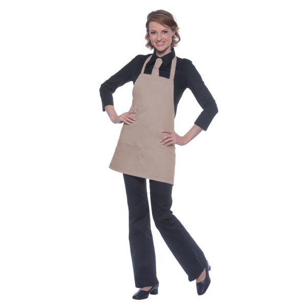 Tablier personnalisé à bavette courte