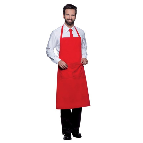 Tablier à bavette avec poches personnalisé