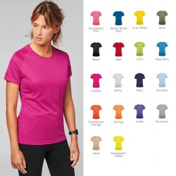 T-shirt de sport technique pour femme.