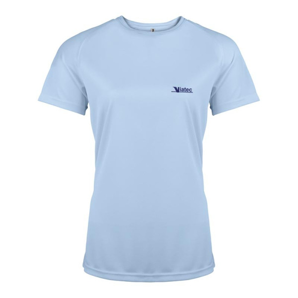 T-shirt de sport publicitaire pour femme.