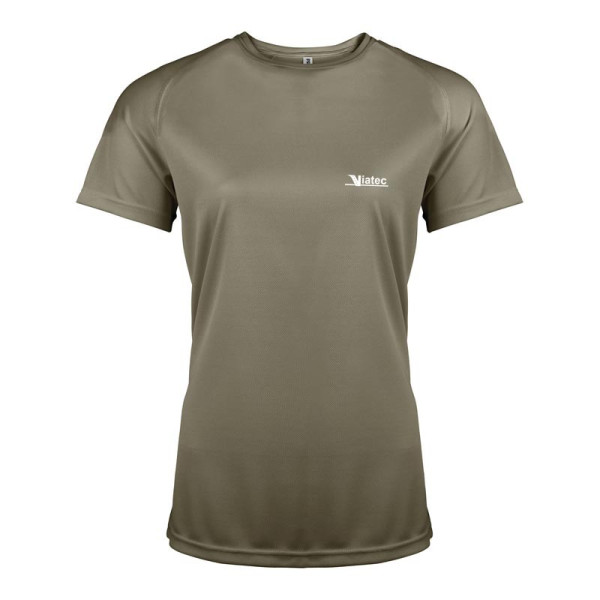 T-shirt de sport publicitaire pour femme.