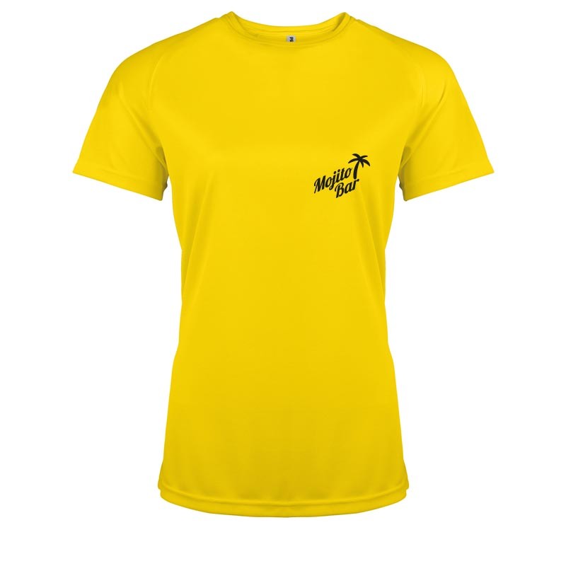 T-shirt sport publicitaire pour femme- T-shirt technique sport femme