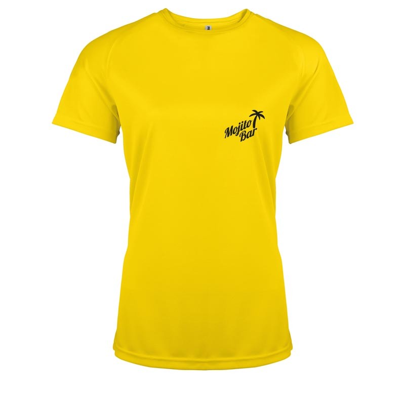 T-shirt technique publicitaire - T-shirt de sport personnalisé femme