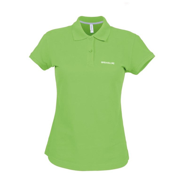 Polo 100% Coton piqué personnalisable Femme