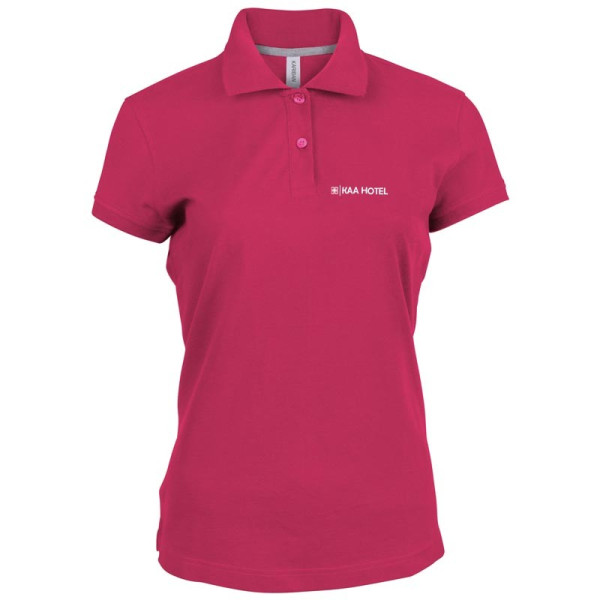 Polo 100% Coton piqué personnalisable Femme