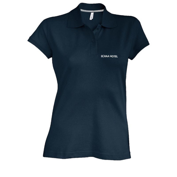 Polo 100% Coton piqué personnalisable Femme