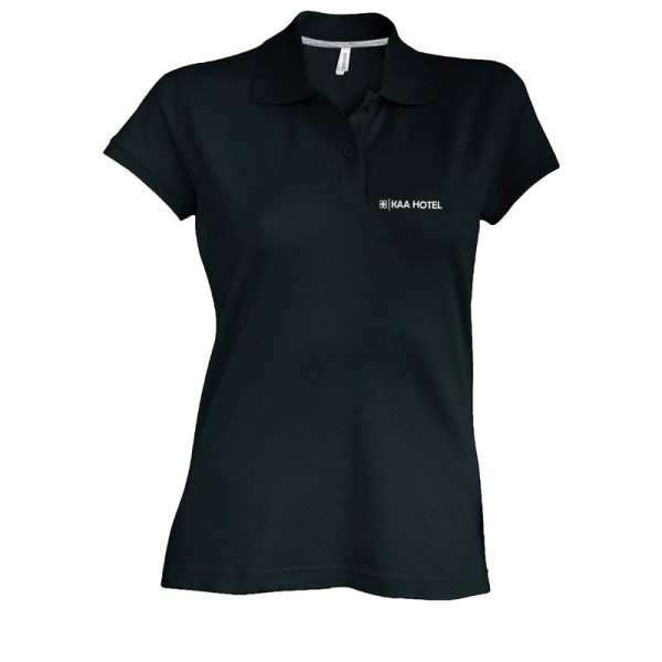 Polo 100% Coton piqué personnalisable Femme