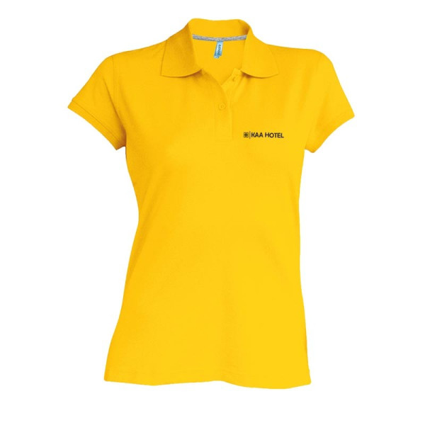 Polo 100% Coton piqué personnalisable Femme