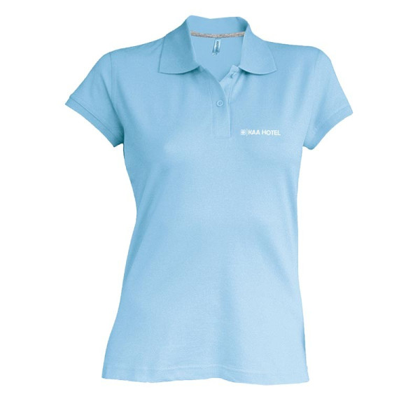 Polo 100% Coton piqué personnalisable Femme