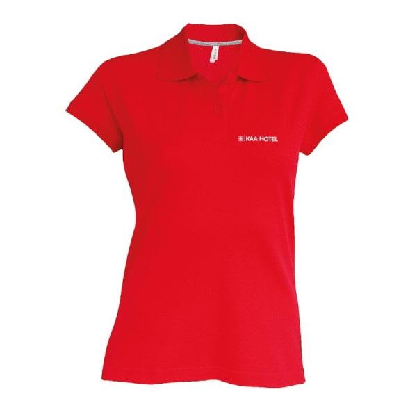 Polo 100% Coton piqué personnalisable Femme