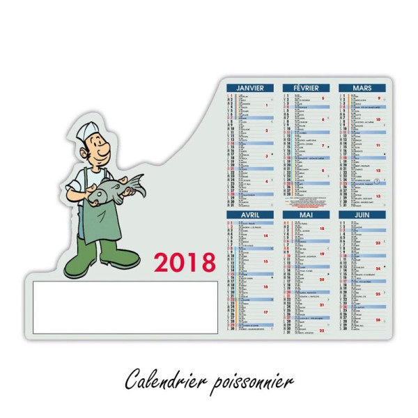 Calendrier Pro découpé A4