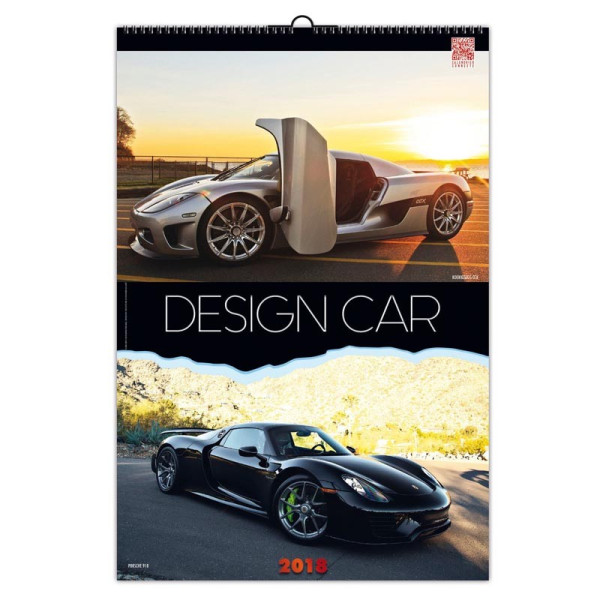 Calendrier illustré publicitaire à spirales