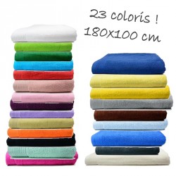 Serviette de bain personnalisable grand format - Lavage 90°