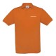 Polo Homme B&C 180 g/m2 Safran Personnalisé