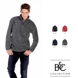 Polaire homme B&C col zip personnalisable