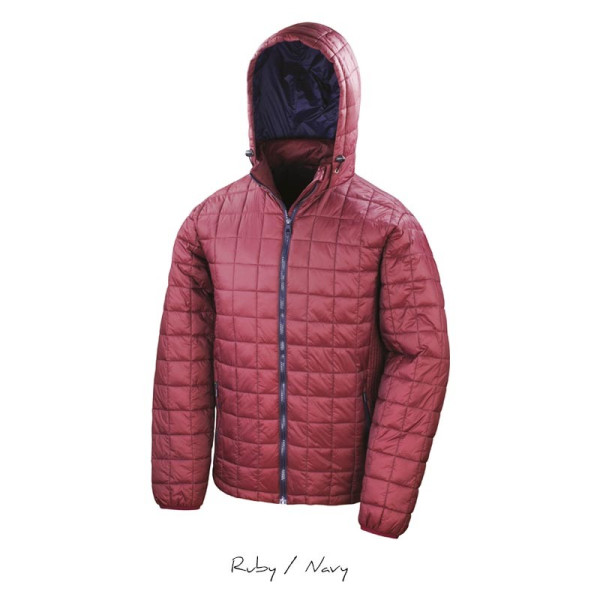 Veste doudoune personnalisable unisex à capuche