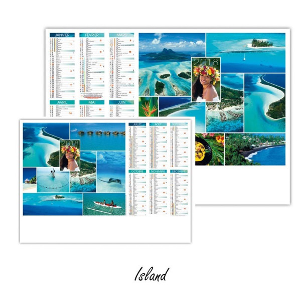Calendrier publicitaire 570x410 mm