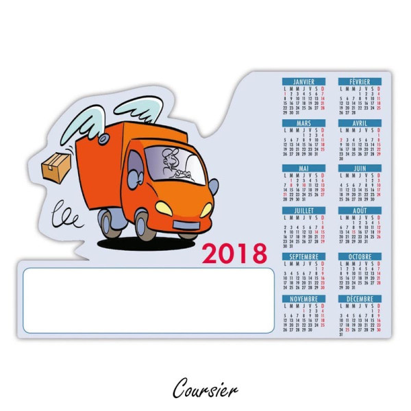 Calendrier magnet métier