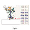 Calendrier magnet métier