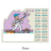 Calendrier magnet métier