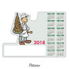 Calendrier magnet métier
