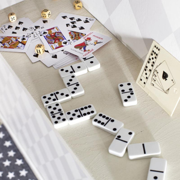 Set jeu de 52 cartes et 5 dés personnalisé