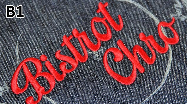 Broderie casquette trucker