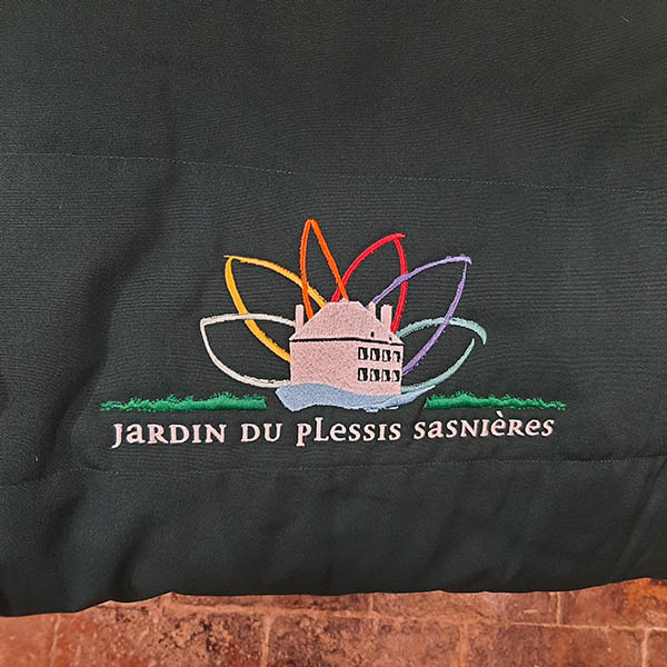 Dos broderie Jardin Plessis Sasnieres