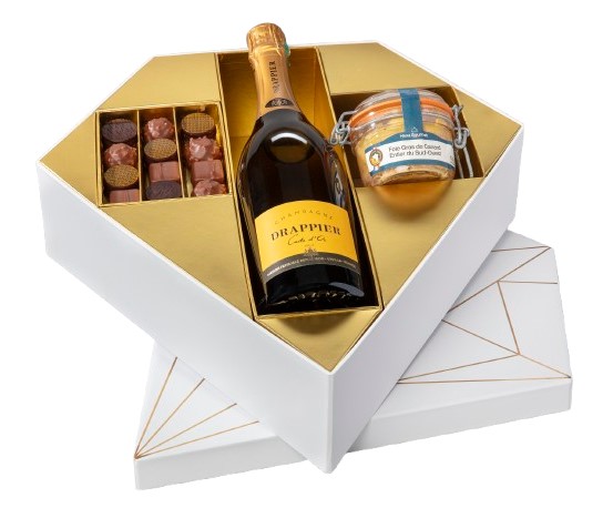 champagne coffret garni