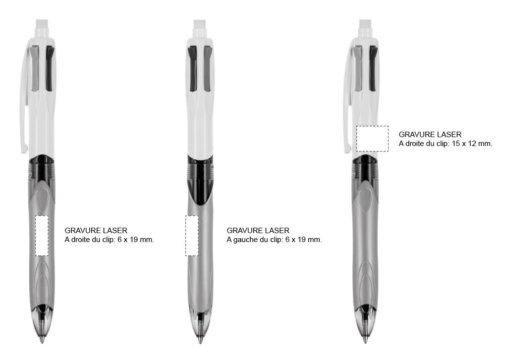 BIC Stylo 3 couleurs + Porte mine HB