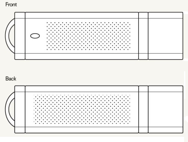 zone personnalisation clé usb recyclée