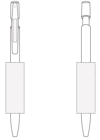 zone personnalisation stylo bic glace