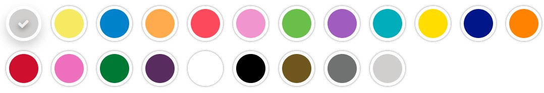 couleurs de gobelets 33cl