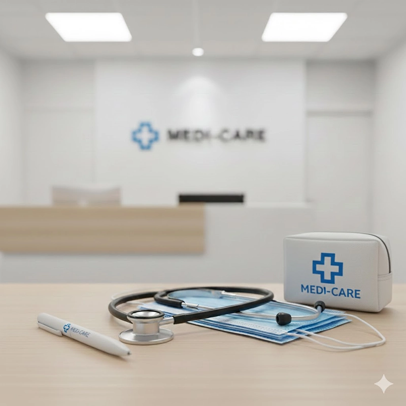 Accessoires publicitaires pour les professions médicales et santé