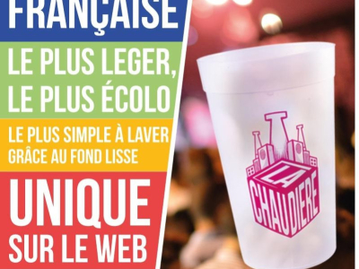 Gobelet réutilisable personnalisé