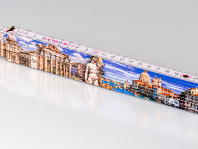 Mètre pliant publicitaire