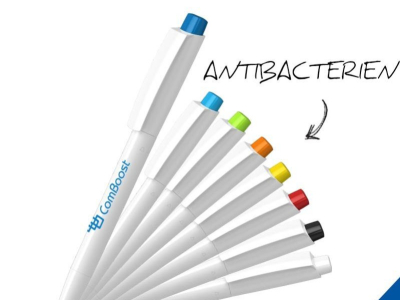 Stylo publicitaire antibactérien et recyclé !