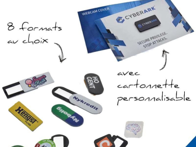 Les cache-webcams personnalisables : sécurité et visibilité pour votre marque