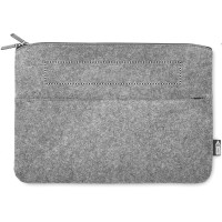 Zone de marquage Position 2 pour Sacoche ordinateur personnalisée en feutre recyclé RPET "WIZ"