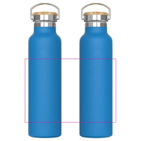 Zone de marquage Position 3 pour Bouteille isotherme personnalisée 650ml STAN avec revêtement poudre premium