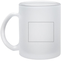 Zone de marquage Position 4 pour Mug givré personnalisé