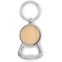 Zone de marquage Position 1 pour Porte-clés décapsuleur personnalisable "WALTER" en bois et métal