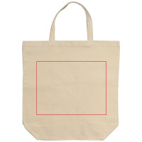 Zone de marquage Position 2 pour Sac publicitaire coton 250g/m2