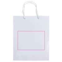 Zone de marquage Position 1 pour Sac papier moyen GIFE personnalisé