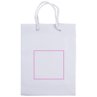 Zone de marquage Position 1 pour Petit sac papier personnalisé