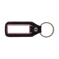 Zone de marquage Position 1 pour Porte-clés cuir et métal personnalisé